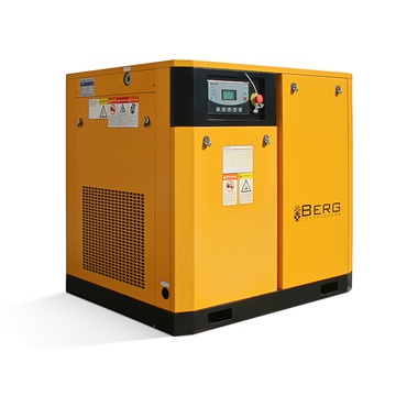 Винтовой компрессор с ременным приводом BERG ВК-37Р, давление 10 бар