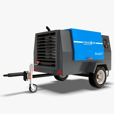 Дизельный передвижной компрессор Borey102-7F