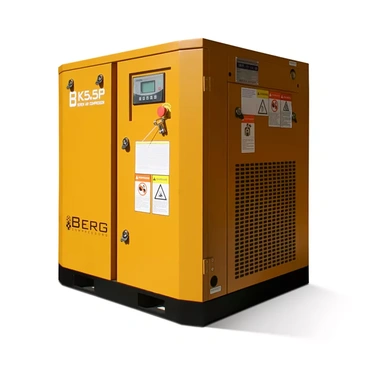 Винтовой компрессор с ременным приводом BERG ВК-5.5Р, давление 12 бар