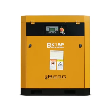 Винтовой компрессор с ременным приводом BERG ВК-15Р, давление 7 бар
