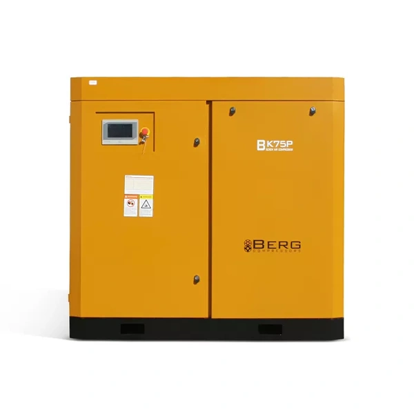 Винтовой компрессор с ременным приводом BERG IP23 ВК-75Р, давление 10 бар