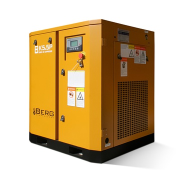 Винтовой компрессор с ременным приводом BERG ВК-5.5Р, давление 7 бар