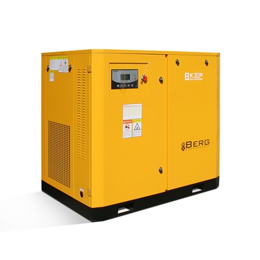Винтовой компрессор с ременным приводом BERG IP23 ВК-30Р, давление 10 бар